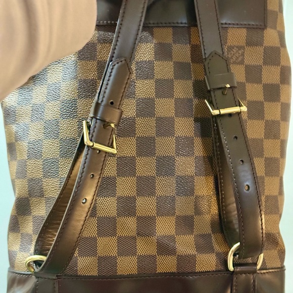 Louis Vuitton Damier Ebene SoHo Backpack w/COA - Picture 8 of 12